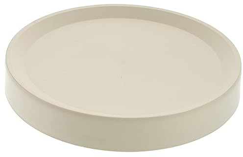 GARIOUANS Sottovasi con Rotelle in Plastico, Supporto per Vaso di Fiori e Bonsai, Leggero e Facile da Pulire, per Uso Interno ed Esterno, 21,5cm