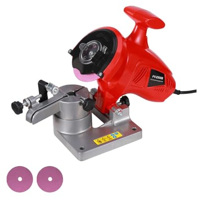 XILANSHMAO Affûteur de chaîne de tronçonneuse électrique 250W, meuleuse d’établi Portable affûteur de chaîne 110V/220V, affûteuse Professionnelle pour chaînes de 11,5 à 22 Pouces A2