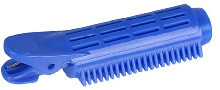 DECOMELODY Plastik Haarwurzeln Volumen Clips Blau Leicht zu Bedienende Lockenwickler Haarstyling Werkzeug für Frauen und Mädchen Schonend für Dickes und Dünnes Haar Tragbar und Vielseitig