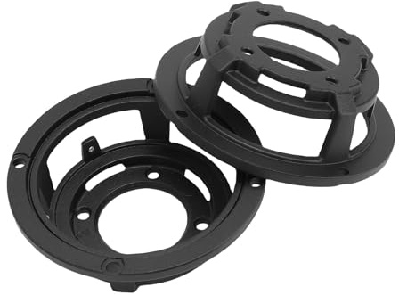 Cryfokt Telaio per Piatto Altoparlante, Supporto per Piatto Altoparlante in Alluminio Pressofuso Resistente per Woofer, PA DJ, Resistente Alla Ruggine, Cestello da 3,62 per L'impostazione del Suono