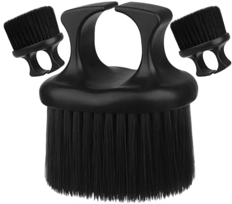 iplusmile 3 Stück Bartbürsten für Herren Kleine Knöchelbürste aus Kunststoff Tragbare Bartpflegebürste zum Formen und Stylen für Reisen und Outdoor Einsatz
