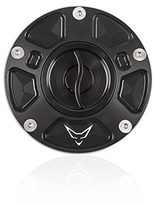 RACEFOXX Tankdeckel Tankverschluss Tank mit Schnellverschluss, schwarz, für Ducati Panigale