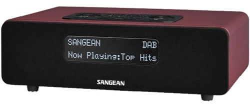 Sangean DDR-36 - Radio Dab+ con Bluetooth, Rojo