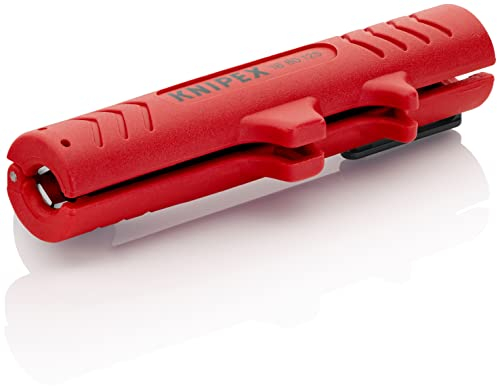 KNIPEX Universal Stripping Tool, 125 mm, for Round Cables, 8.0-13.0 mm (E.g, NYM Cable 3 x 1.5 mm²-5X2.5 mm²), Wire Stripper, 16 80 125 SB
