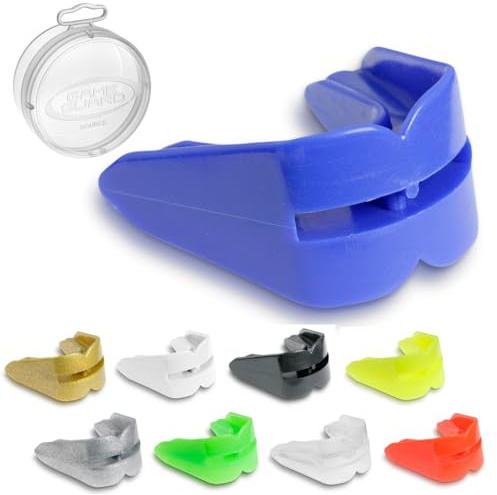 GAME GUARD – DOPPELT – BLAU Mundschutz/Zahnschutz – für obere und untere Zähne – Boxen, MMA und Sport – ab 13 Jahren (Erwachsene)