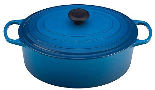 Le Creuset - Cocotte ovalada de hierro fundido esmaltado, de 6,4 litros