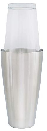 Point-Virgule Shaker Cocktail Boston, kit Cocktail avec Shaker et Verre àmélanger, 750ml