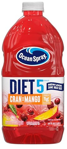 Ocean Spray Diet Cran-Mango - Bevanda al succo di mango e mirtillo rosso, bottiglia da 100 ml (confezione da 1)