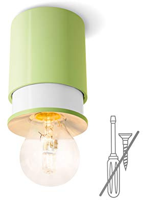 Deckenleuchte Deckenlampe E27 - patentierte einfache Montage