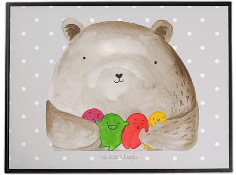 Mr. & Mrs. Panda Schreibunterlage Bär Gefühl - Geschenk, schreibtischunterlagen, Schreibtisch Unterlagen, Verrückt, Durchgedreht, schreibtischunterlage, Schreibtischauflage, Wahnsinn, tischpad, Teddy