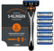 by Amazon Male 5 blade men's razor with 5 Count refill