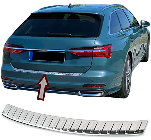 Ladekantenschutz Edelstahl CHROM kompatibel für AUDI A6 Avant | Typ C8 | BJ ab 2018 | premium Qualität von RECAMBO