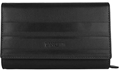 Lancetti Portafoglio Donna in Vera Pelle, Spazioso Con Scatola Regalo