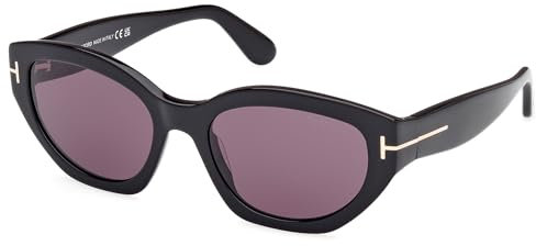 Tom Ford PENNY FT 1086 BLACK GOLD/SMOKE 55/19/135 women Sunglasses