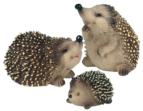 3 Piezas Figura Decorativa De Erizo, Figuras Decorativas De Erizo, Decorazione Da Giardino, Para Jardín Figuras De Erizo Resistentes A La Intemperie Simulación Única De Erizo Decoración De Jardín