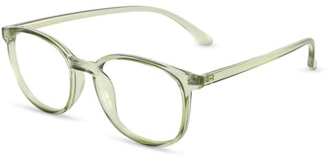 Firmoo Filtro luce blu occhiali da lettura con intensità visiva, 1.0 x- 3.5x per uomo e donna, anti luce blu, aiuto per la lettura, anti UV, antiriflesso, aiuto per la visione