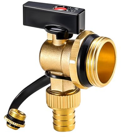 Fazvncv Vannes de distribution de chauffage par le sol en cuivre pour radiateur de chauffage de chauffe-eau - Vannes de vidange pour chauffage au sol - Connecteur