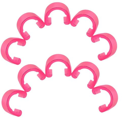 Mikikit 10pcs Bicycle Aluminum Alloy U-shaped c Clips Bike Brake Cable Clamps Cable Guides for Mountain Bike Brake Hose Management Cycling Repair