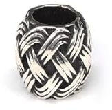 Drachensilber Kleine Bartperle keltischer 925 Silber Bartschmuck Keltenknoten Herren Damen Haarschmuck Haarperler Perlen Bart Dreadlocks
