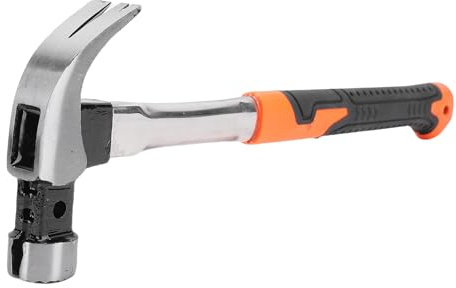 Yechiry Martillo de Camping, Mazo de Hierro de Acero Inoxidable para Tienda de Campaña con Ergonómico de Goma, Martillo Magnético Resistente para Quitar Estacas de Tienda de Campaña para (cabeza