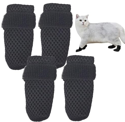 Kattvantar för att förhindra ,Kattvantar för att förhindra Fotskydd i mesh | Kitten Claw Covers Kitten Claw Care för familjen inomhus sällskapsdjur bad Nagelklippning