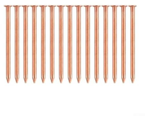 Kupfernägel zum Entfernen von Baumstumpfen, 5,1 cm, reines Kupfer, tötet Wurzeln, natürliches Gartenwerkzeug, 15 Stück