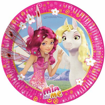SET 40 PIATTINI DESSERT MIA AND ME FESTA PARTY BAMBINA DOLCE