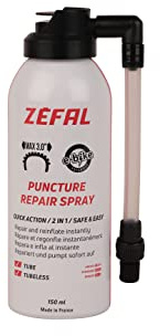 Zefal Repair Spray Instant Inflation, Schwarz, 150 ml
