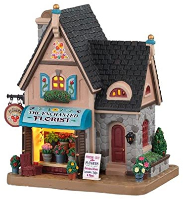 Lemax - The Enchanted Florist 05657 - Porzellan - Dekorative Figur - Grün - Weihnachtsdorf