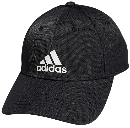 adidas Unisex Kids-Boy's/Girl's Relaxed Adjustable Fit Cap, Black/White/Grey, One Size