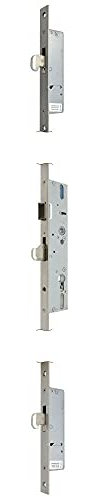 Mehrfachverriegelung Made in Germany - Dornmaß: 29, Schlossstulp: U-Stulp, Ausführung: U-Stulp 22 x 6 mm - 012522913426 erial/Oberflächen: Edelstahl V2A matt gebürstet, Produkt-Ric