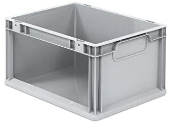 PROREGAL Eurobox NextGen Store | HxBxT 22x30x40cm | 20 Liter | Seite offen | Eurobehälter, Transportbox, Transportbehälter, Stapelbehälter