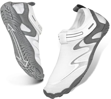 AUFIKR Wasserschuhe Badeschuhe Strandschuhe Aquaschuhe Surfschuhe Schwimmschuhe für Damen Herren