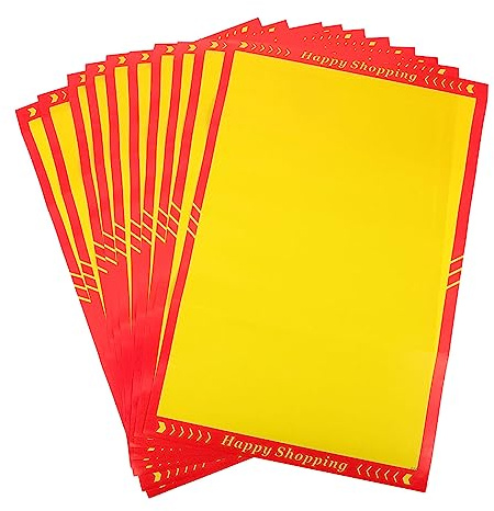 Papeles Publicitarios A3 Rojos 10 Piezas de Papel Estucado