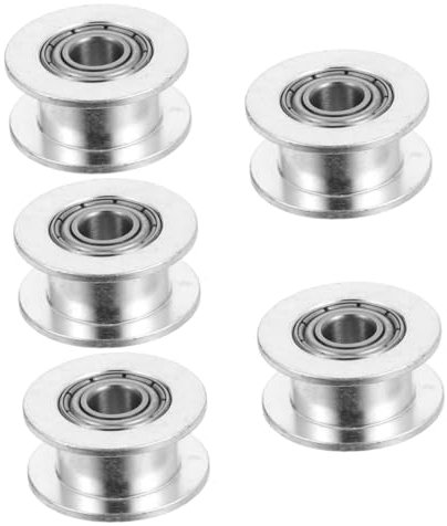 GLEAVI 5stücke Druck Zubehör Synchronrad Zähne Riemenscheibe Bandbreite Innenloch Geräusch Und Reibungsreduzierung Elegantes Silbernes Design