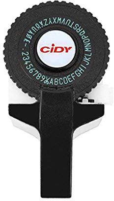 YIWEOG Mini Portable Manual Label Maker DIY 3D-Prägung Etikettenschreiber Drucker Schreibmaschine mit Kunststoff PVC 9mm Etikettenbänder Beschriftungsmaschine