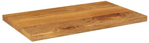 AJJHUUKI Tablero rectangular de madera maciza de mango de 40 x 30 x 2,5 cm, accesorios de mesa, tableros de mesa