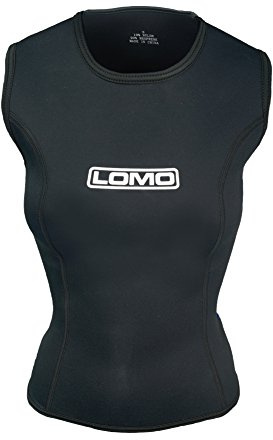 Lomo femelle plongée en néoprène pour sports nautiques Kayak Gilet de plongée, noir