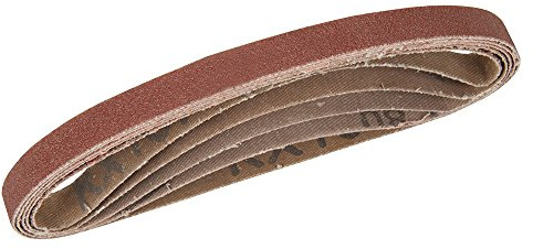 Silverline 338767 Sanding Belts 10 x 330 mm 5pce 40, 60, 2 x 80, 120G