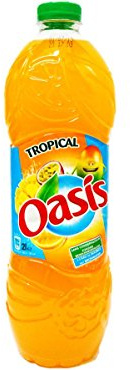Oasis Tropical à L'Eau de Source et aux Fruits, 2L
