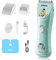 ENSSU Tondeuse à cheveux silencieuse pour enfants, rechargeable par USB, kit de coupe de cheveux étanche pour enfants, tondeuse à cheveux sans fil pour bébés avec deux peignes de guidage