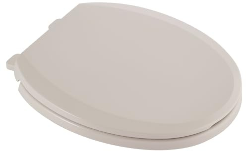American Standard 5259B65MT.021 Cardiff Slow-Close Round Front Toilet Seat, Bone