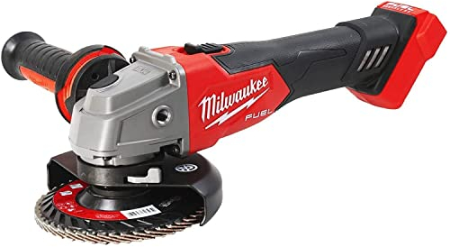 Milwaukeee Angle Grinder M18 Fuel, Disc Diameter 115 mm, 8500 RPM, AVS, FIXTEC, Anti-Kickback, Red, 0