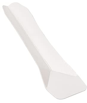 wisefood Papiereislöffel, Eislöffel aus Papier 450 STK. weiß 9,4 cm - recyclebare Einwegspaten, Partylöffel, ideal als Dessert Löffel für Eiscreme und Vorspeisen