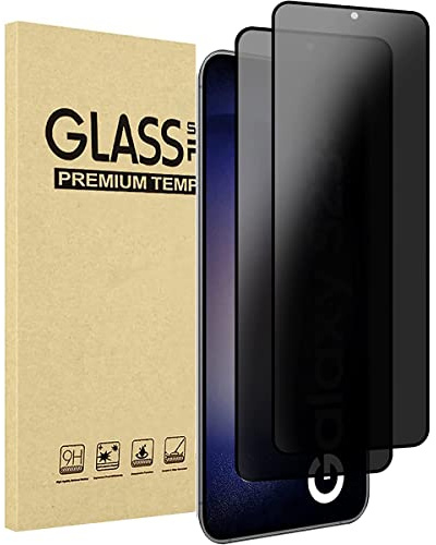 JMDZDL Sichtschutz für Samsung Galaxy S23 5G Schutzfolie, [2 Stück] Anti-Spähen Panzerglasfolie für Samsung S23 5G Anti-Spy Displayschutzfolie 9H Härte Gehärtetes Glas Full Screen Blickschutzfolie