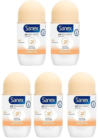 50Ml X 5 Roll On Deodorant Sensitive