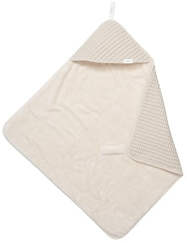 Koeka Baby Einschlagdecke - Für Babyschale - Für Wippe - Für Kinderwagen - Ideal Für Unterwegs - Mit Teddyfütter - Oslo - Waffelstoff Aus Baumwolle - Atmungsaktiv - Abwaschbar -
