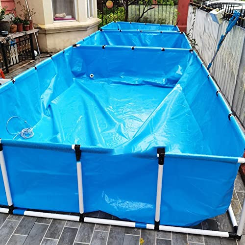 Piscine Fuori Terra, Fish Pond Con Staffa, Piscina Di Tela Di PVC For Gli Stagni, Aquarium Pool Pond, Peschiera For Breeding Koi, Grande Piscina For L'acquacoltura, Irrigazione Del Giardino, Stoccaggi
