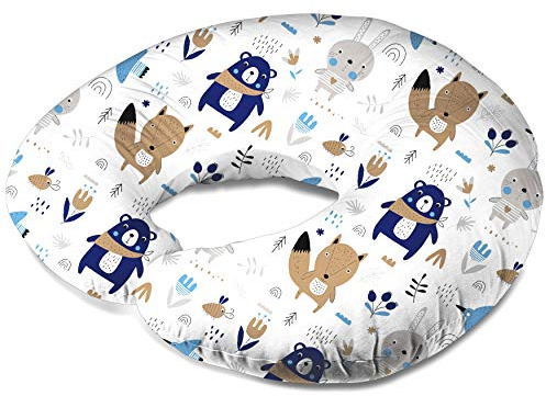 Stillkissen 65x55cm Klein Baby Lagerungskissen Multifunktionale Positionierung von Mutter und Baby Handmade in EU 100% Zertifizierte Baumwolle ekmTRADE (47)