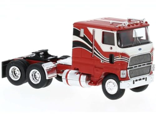 Brekina 85851 Ford CLT 9000, rot/weiß, US Truck Modell 1:87 (H0)